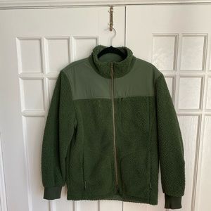 Men’s Taylor Stitch Olive Green Sherpa Jacket
